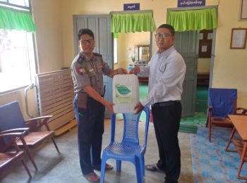 Donation of C-HAND SANITIZER to various offices and hospitals in Mawlamyaing City